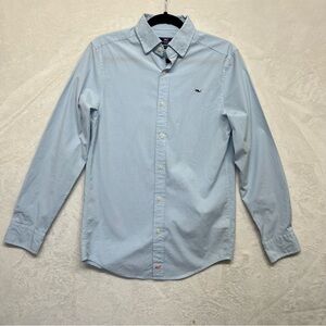 Vineyard Vines Classic Fit Murray Button Down Light Blue Men's Shirt XS